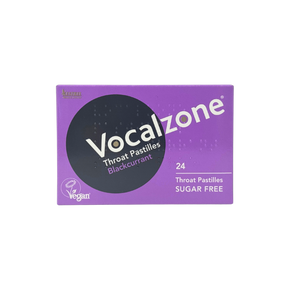 Vocalzone Throat Pastilles – Blackcurrent Flavour